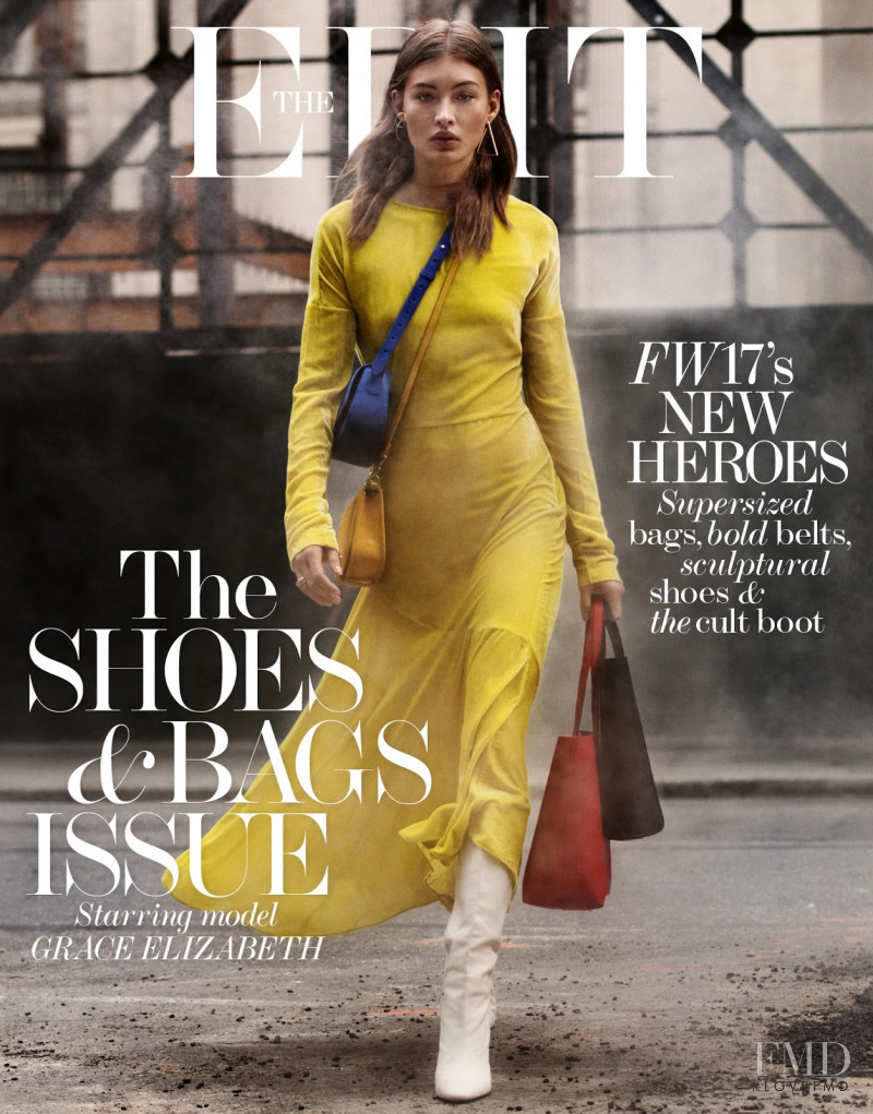 Grace Elizabeth featured on the The Edit cover from October 2017