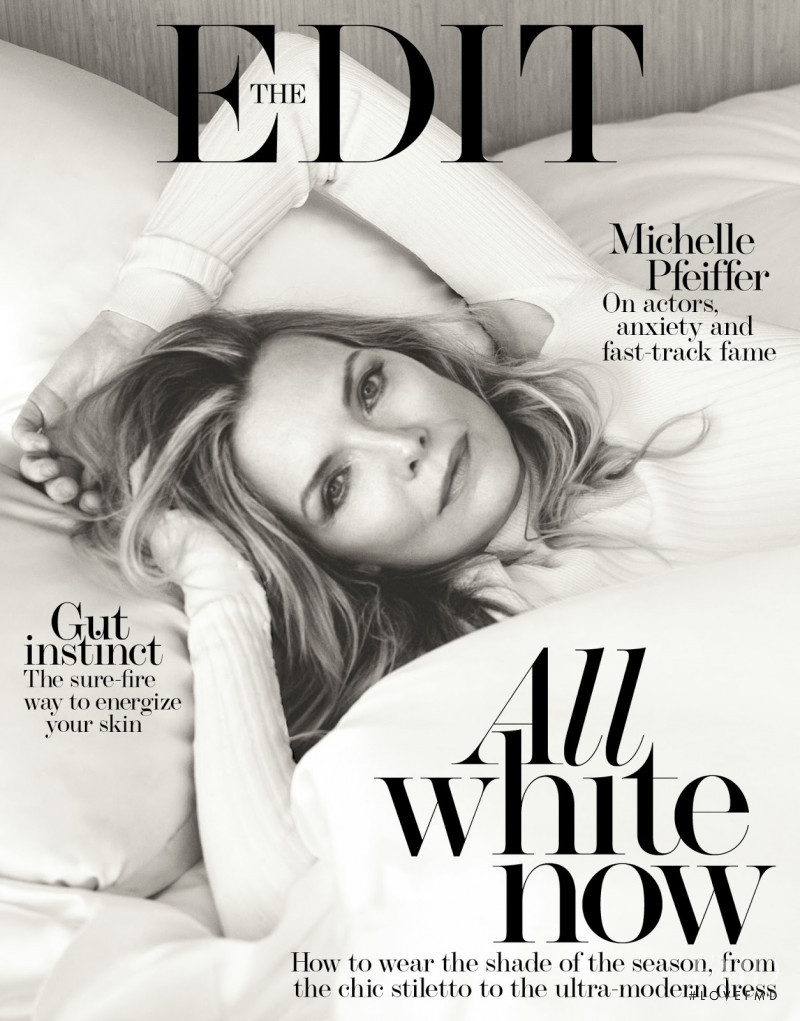 Michelle Pfeiffer featured on the The Edit cover from October 2017