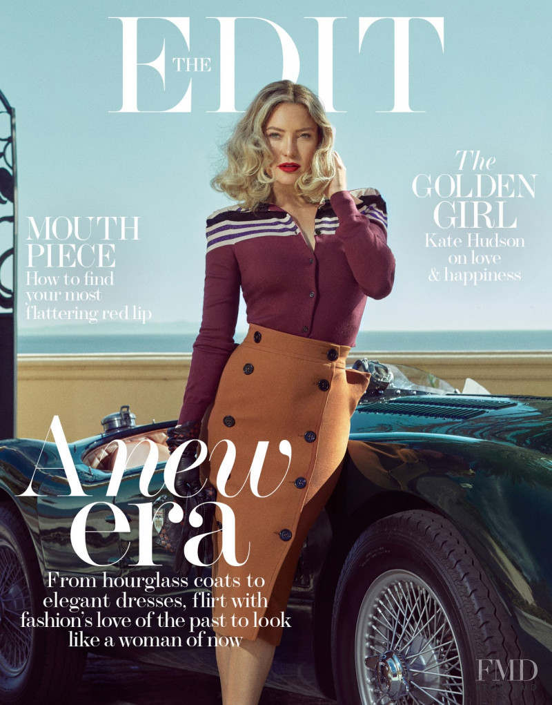 Kate Hudson featured on the The Edit cover from October 2017