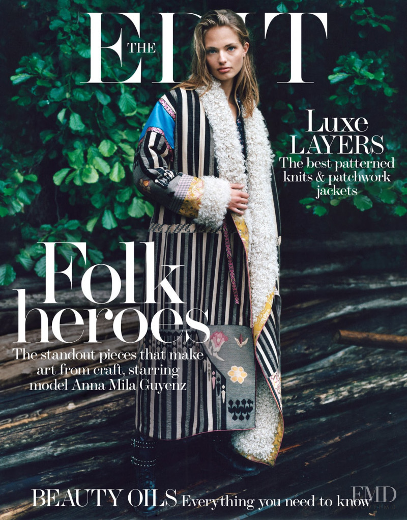 Anna Mila Guyenz featured on the The Edit cover from September 2017