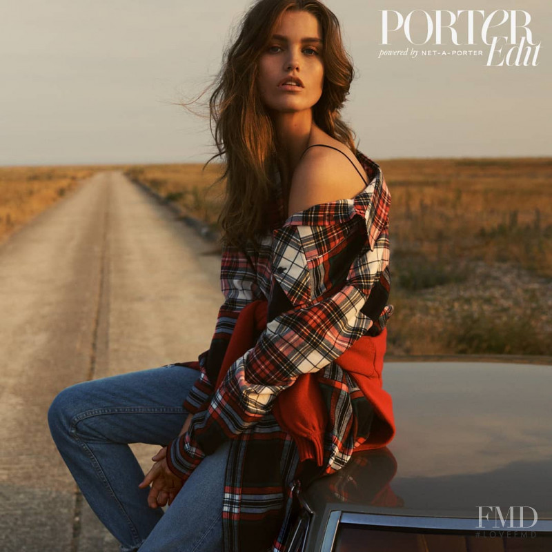 Luna Bijl featured on the The Edit cover from August 2018