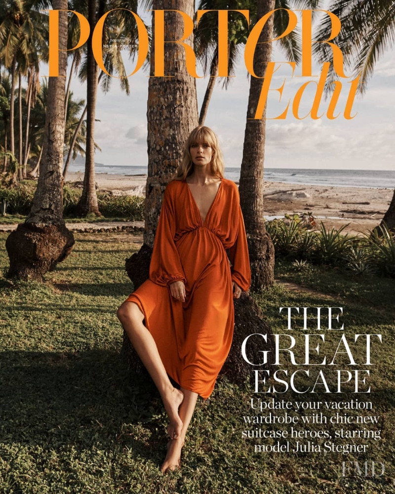 Julia Stegner featured on the The Edit cover from December 2018