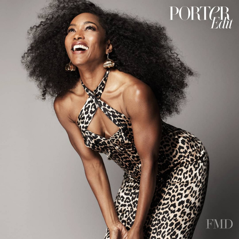 Angela Bassett featured on the The Edit cover from July 2018