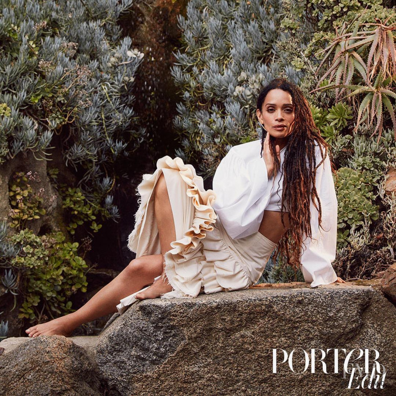 Lisa Bonet featured on the The Edit cover from March 2018