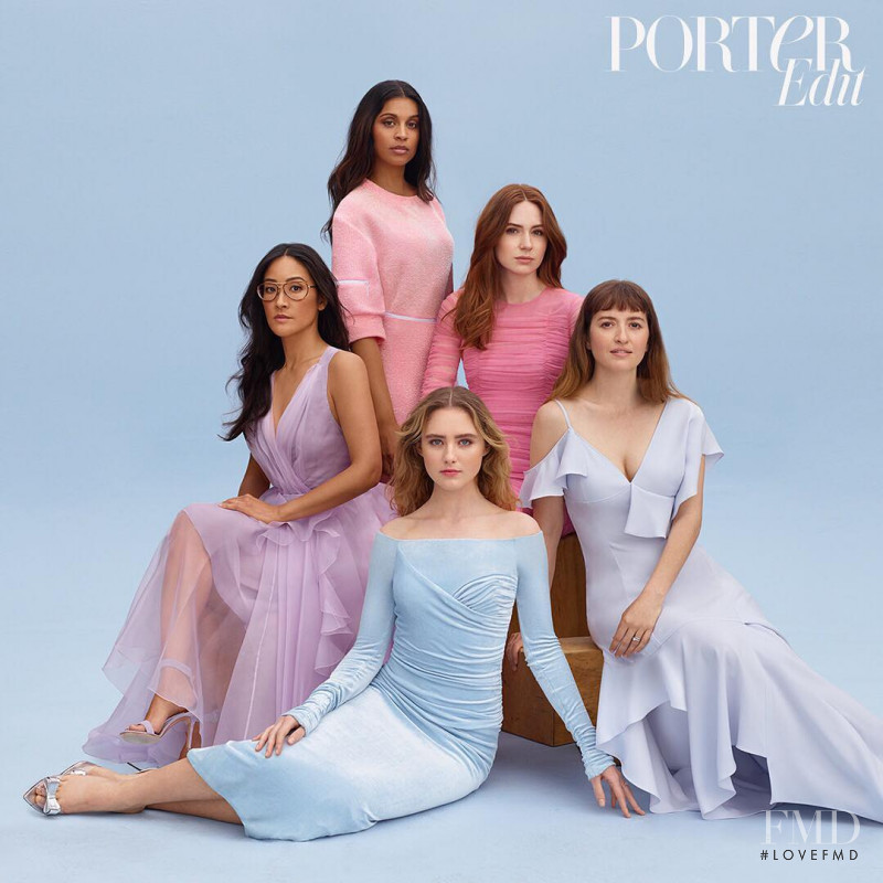 Karen Gillan, Kathryn Newton, Lilly Singh, Marielle Heller featured on the The Edit cover from May 2018