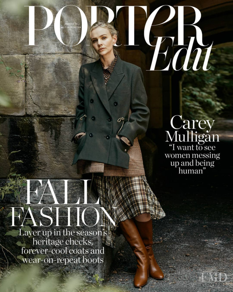 Carey Mulligan featured on the The Edit cover from November 2018