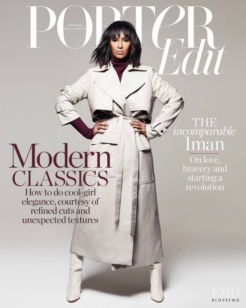 Iman Abdulmajid featured on the The Edit cover from October 2018
