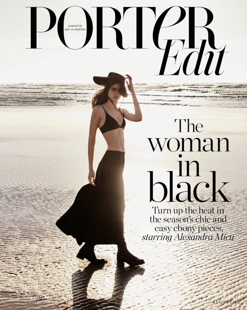 Alexandra Maria Micu featured on the The Edit cover from April 2019