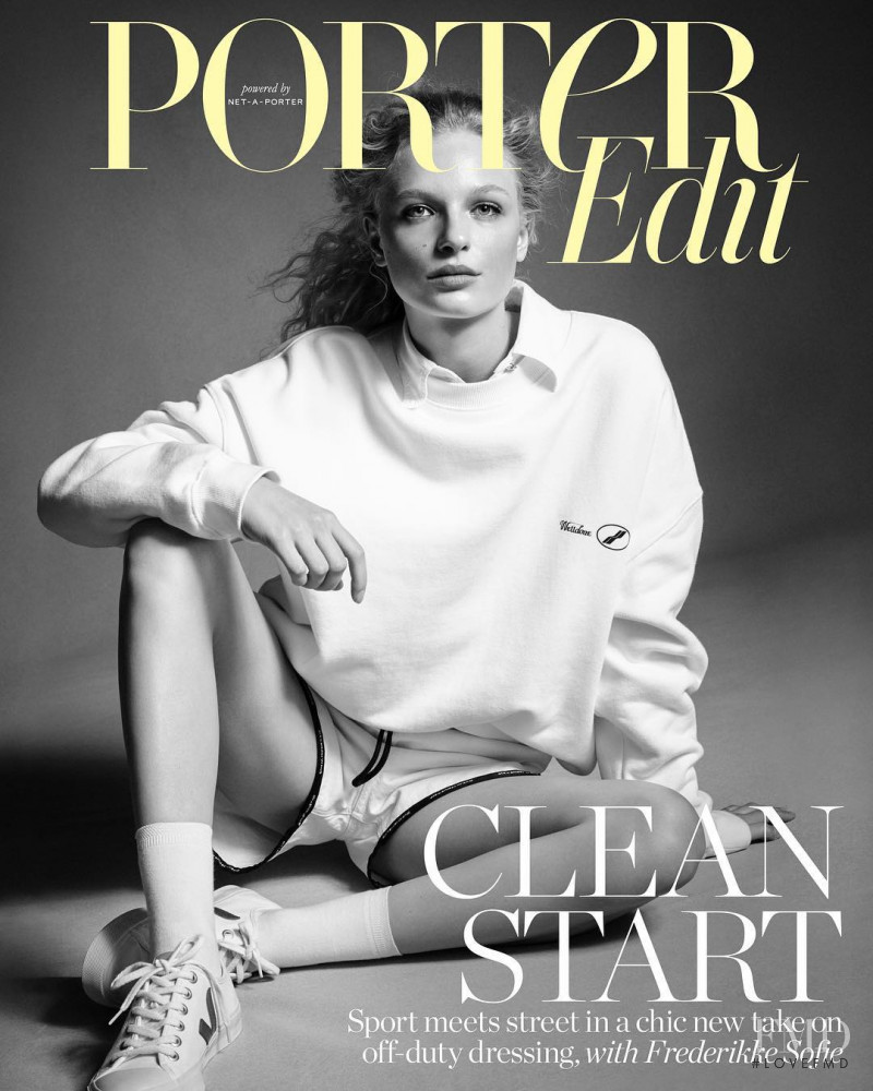 Frederikke Sofie Falbe-Hansen featured on the The Edit cover from January 2019