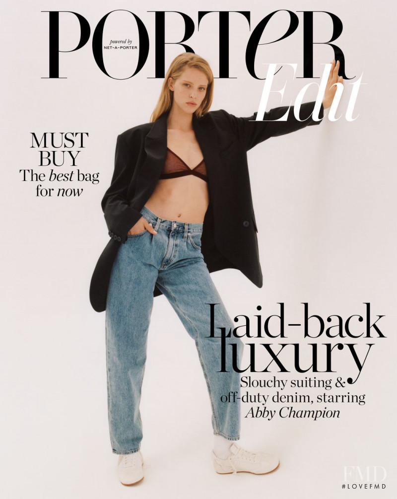 Abby Champion featured on the The Edit cover from July 2019