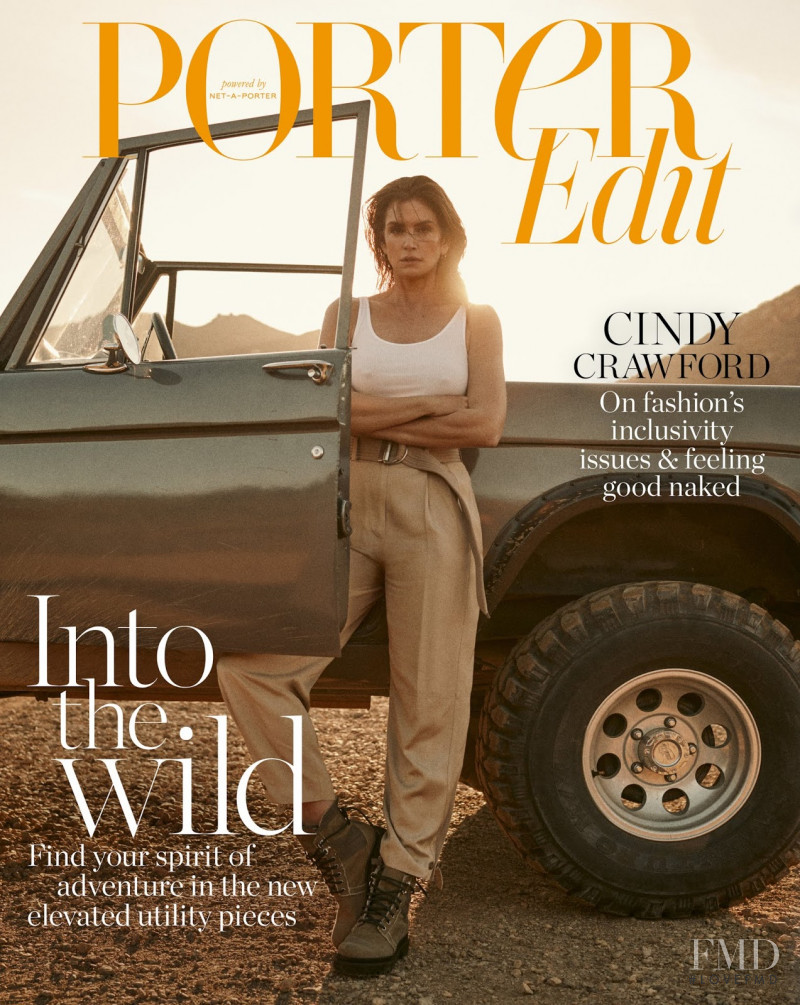 Cindy Crawford featured on the The Edit cover from March 2019
