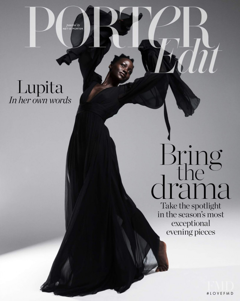 Lupita Nyong’o featured on the The Edit cover from March 2019