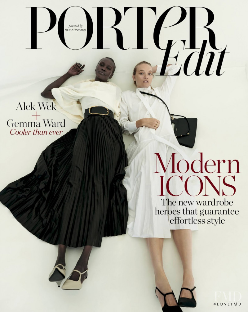 Alek Wek, Gemma Ward featured on the The Edit cover from March 2019