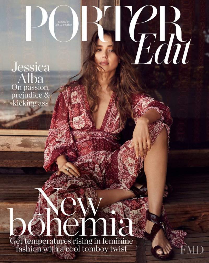 Jessica Alba featured on the The Edit cover from May 2019
