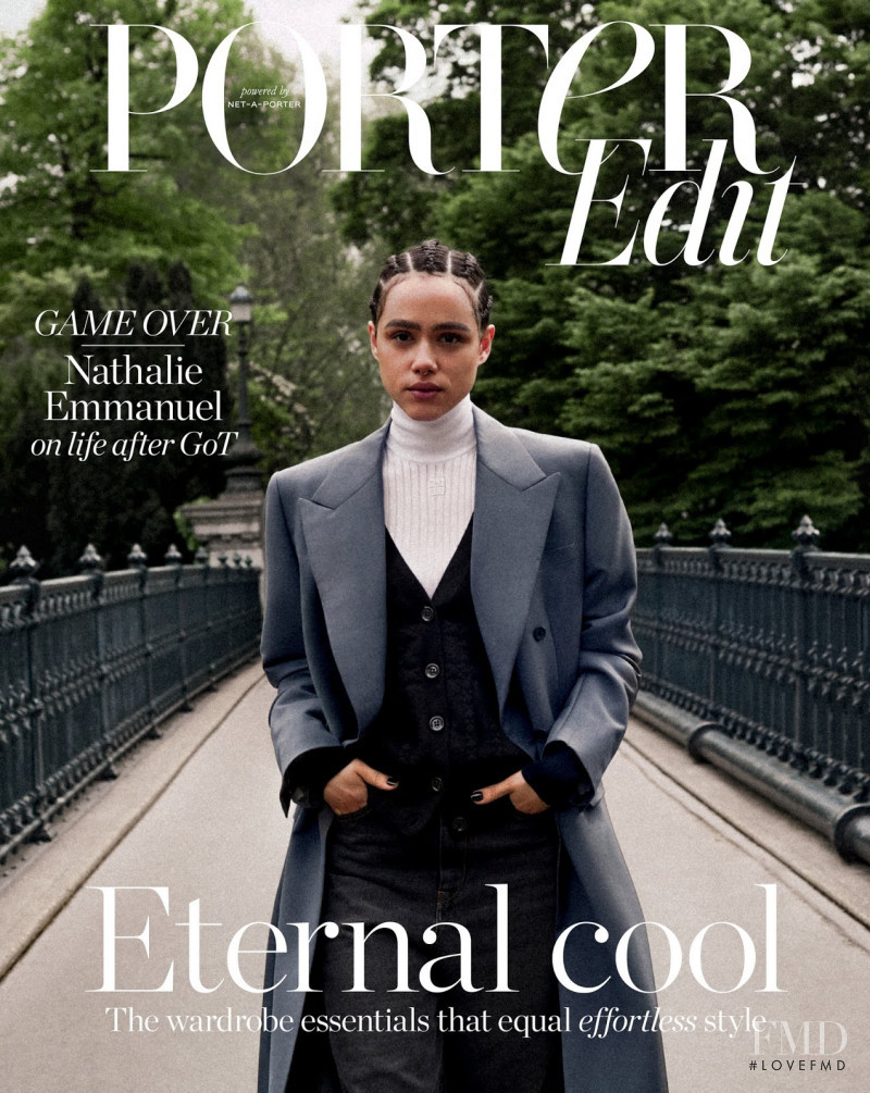 Nathalie Emmanuel featured on the The Edit cover from May 2019