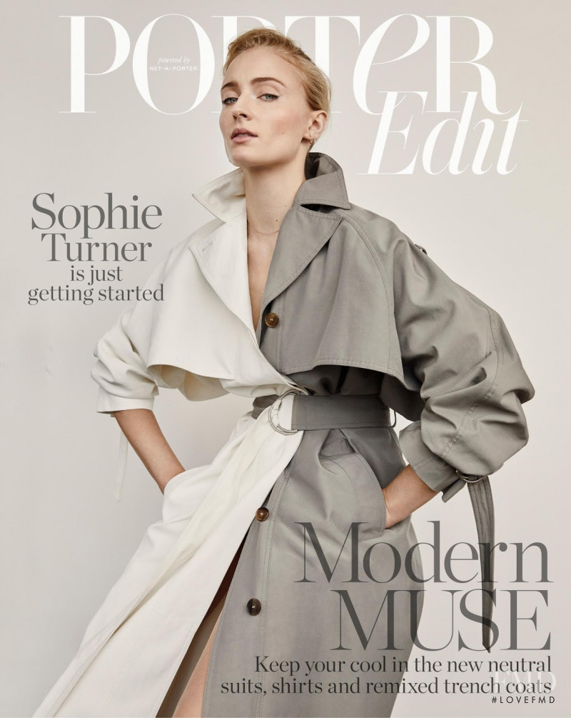 Sophie Turner featured on the The Edit cover from May 2019