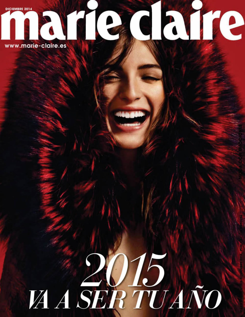 Maria Valverde featured on the Marie Claire Spain cover from December 2014