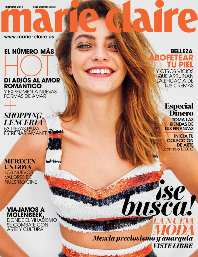  featured on the Marie Claire Spain cover from February 2016