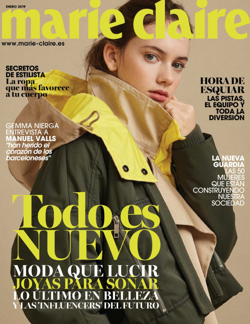  featured on the Marie Claire Spain cover from January 2019