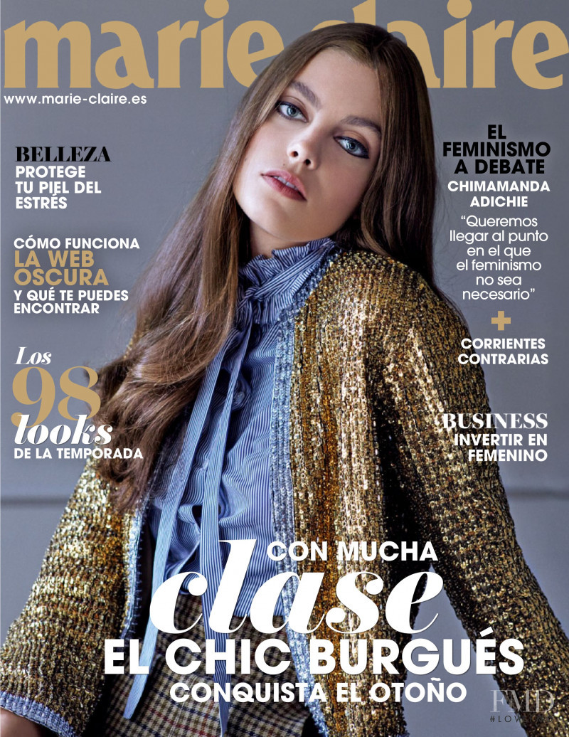 Carmen Celli featured on the Marie Claire Spain cover from September 2019