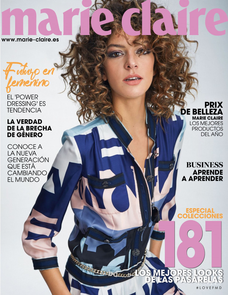 Marta Ortiz featured on the Marie Claire Spain cover from March 2020