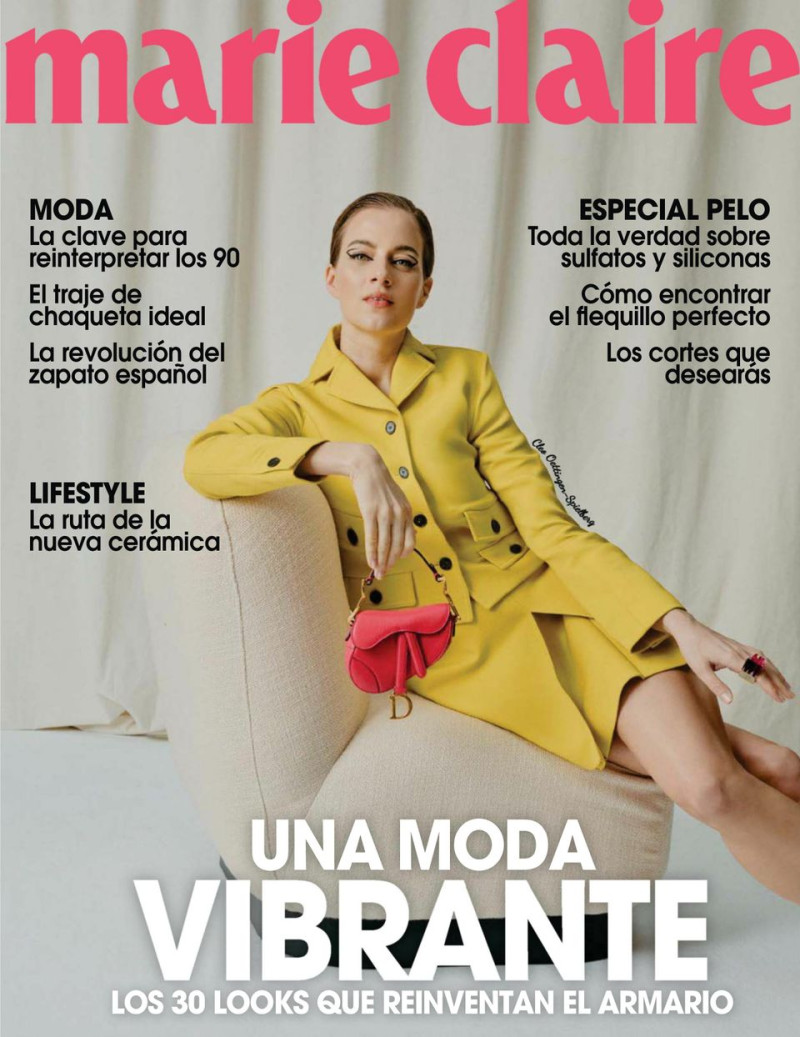 Cleo von Adelsheim featured on the Marie Claire Spain cover from May 2022