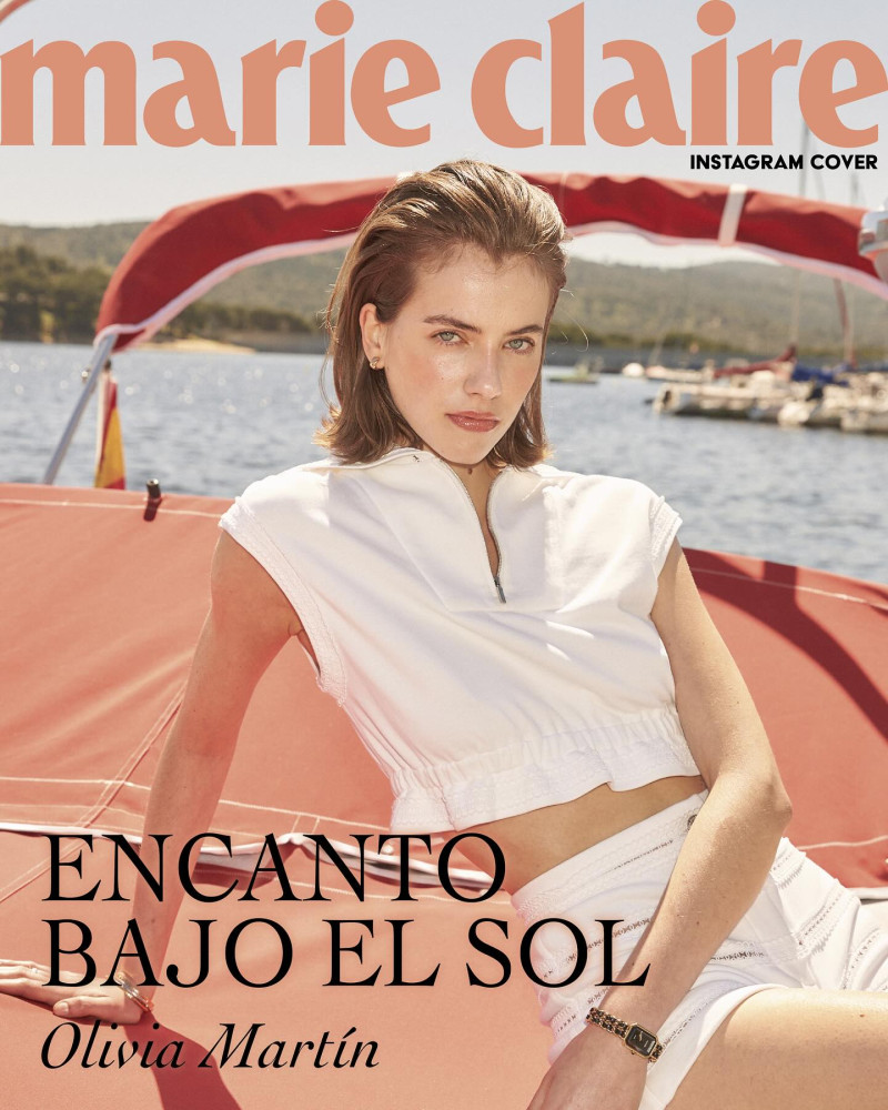 Olivia Martin featured on the Marie Claire Spain cover from July 2024