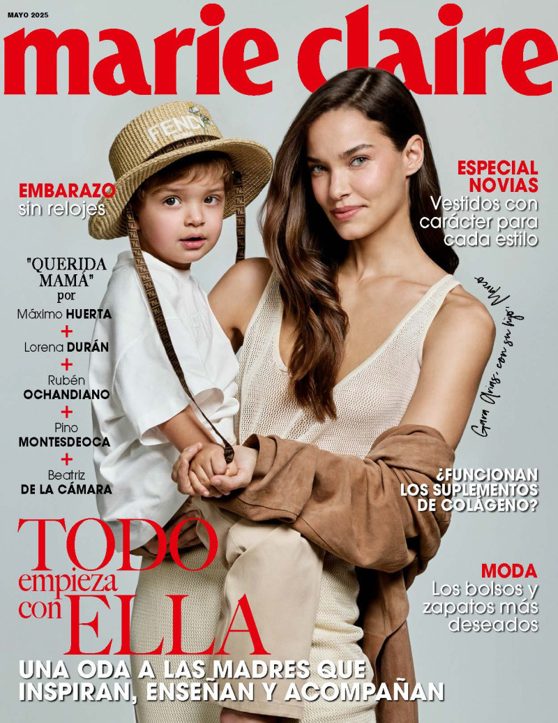Gara Arias featured on the Marie Claire Spain cover from May 2025