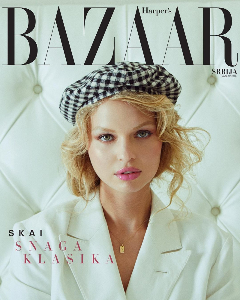  featured on the Harper\'s Bazaar Serbia cover from August 2022