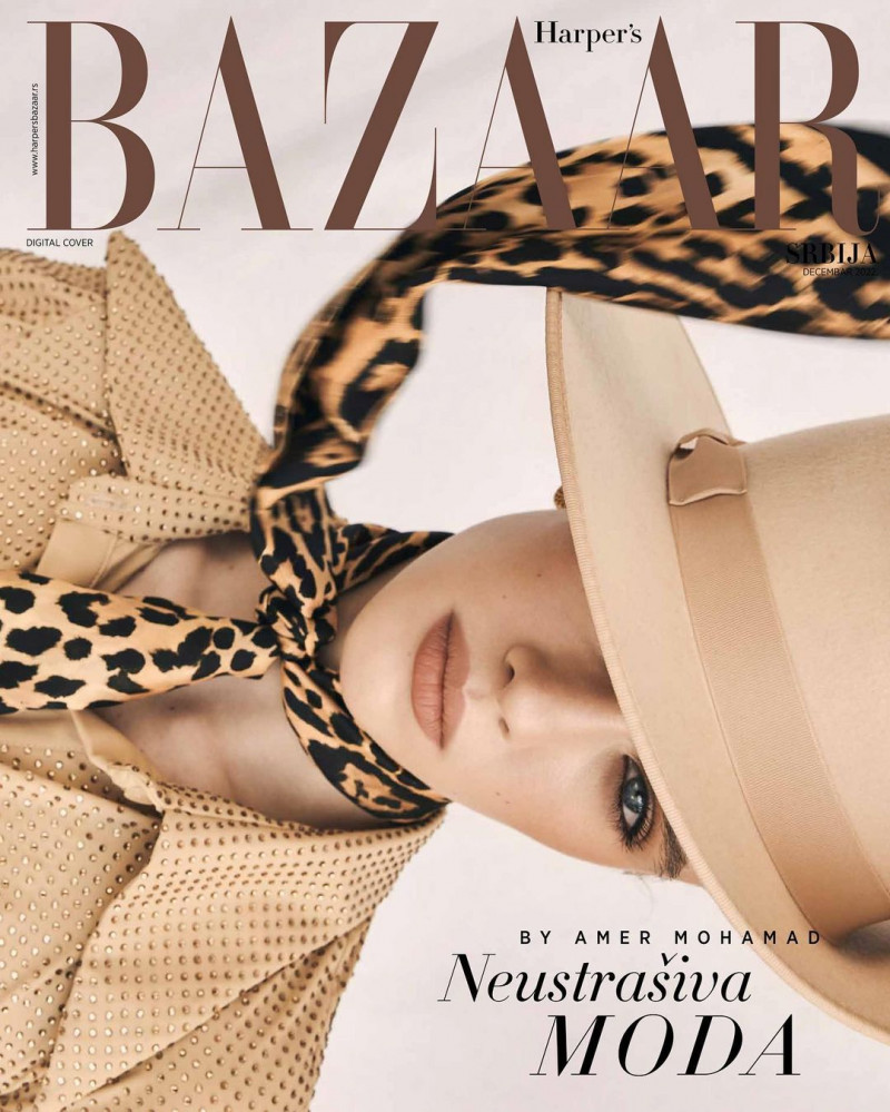  featured on the Harper\'s Bazaar Serbia cover from December 2022
