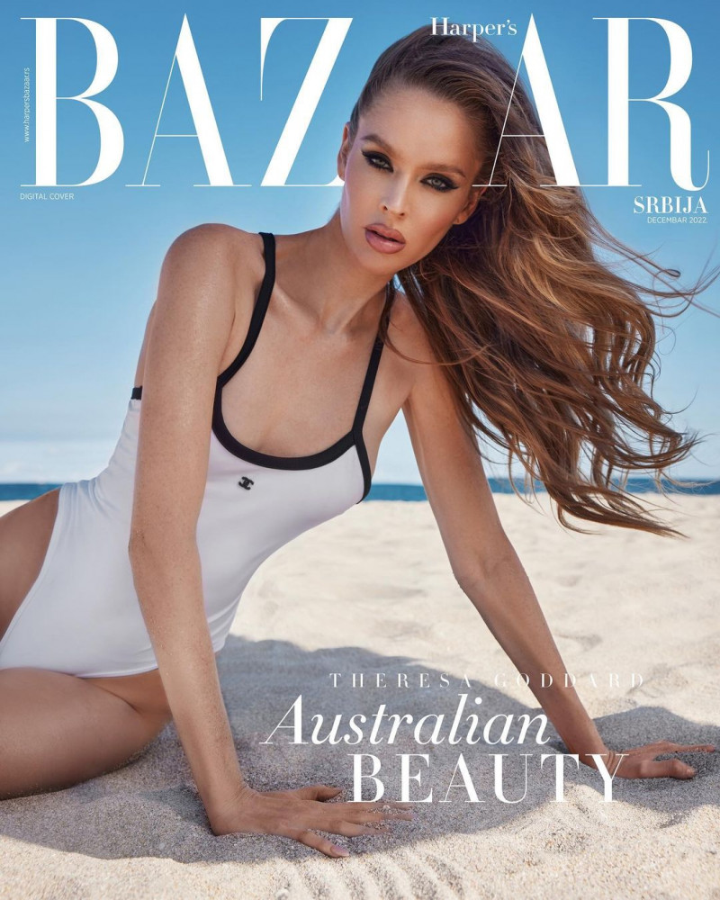  featured on the Harper\'s Bazaar Serbia cover from December 2022