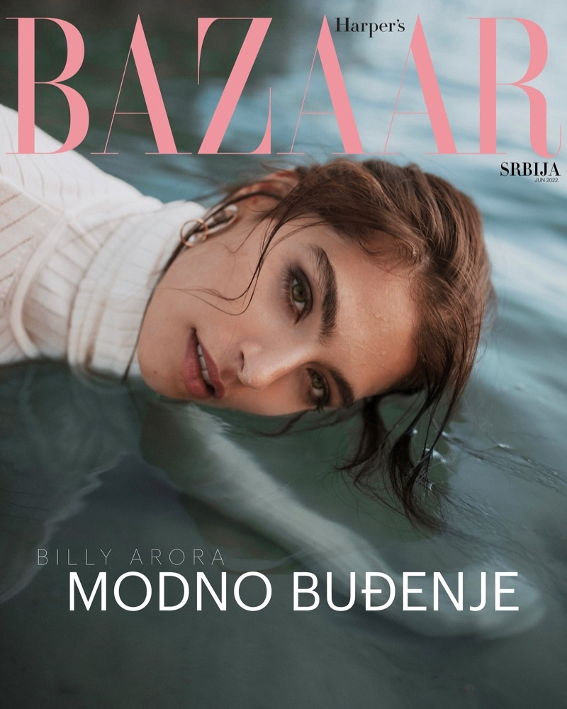 Billy Arora featured on the Harper\'s Bazaar Serbia cover from June 2022