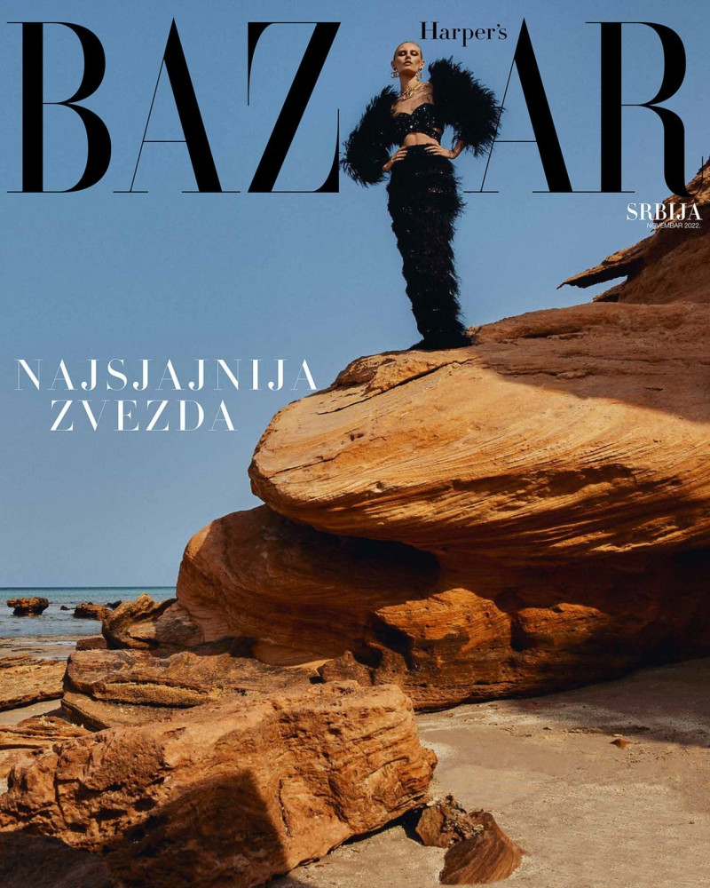  featured on the Harper\'s Bazaar Serbia cover from November 2022