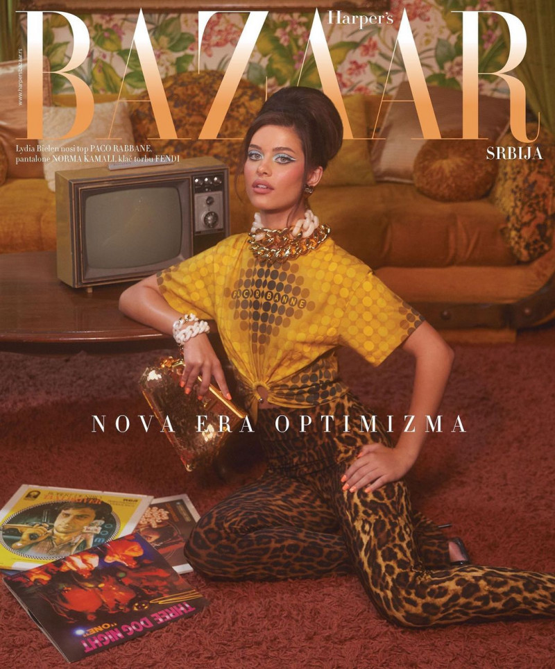  featured on the Harper\'s Bazaar Serbia cover from October 2022