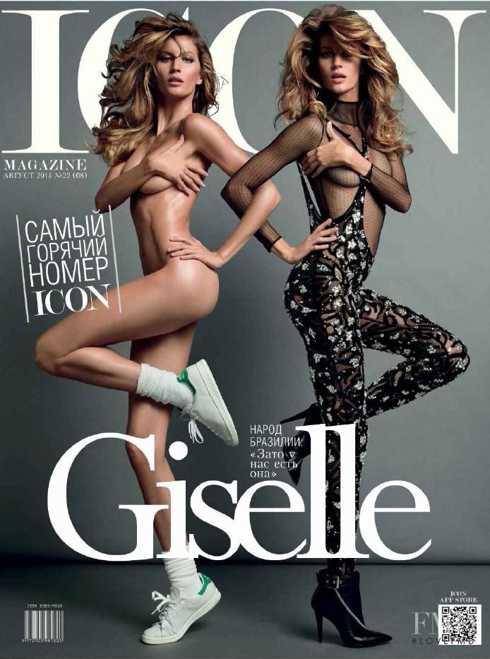 Gisele Bundchen featured on the ICON Russia cover from August 2014