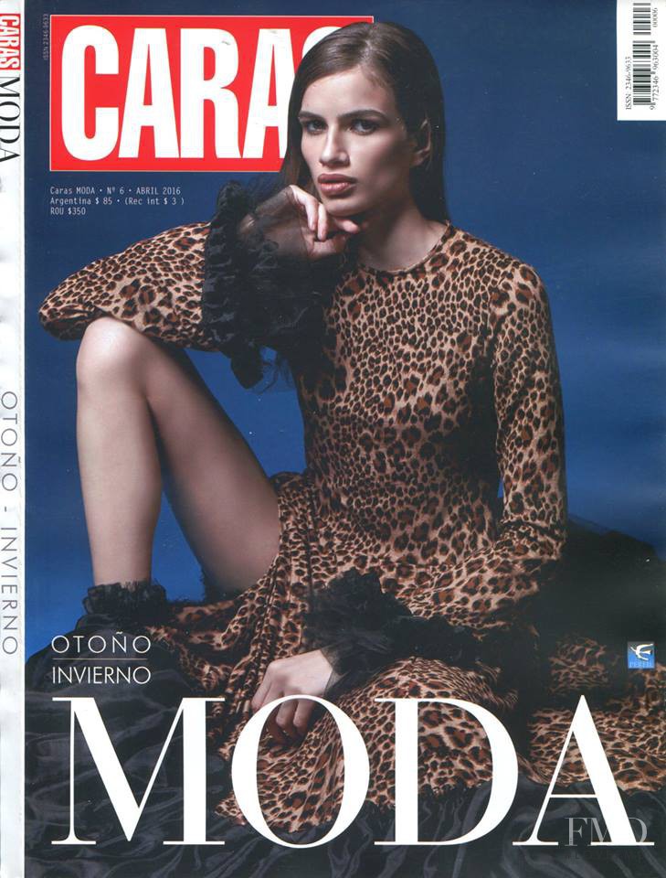 Linda Helena featured on the Caras Brazil cover from April 2016