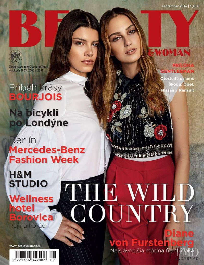 Karolina Chomistekova featured on the Beauty & Woman cover from September 2016