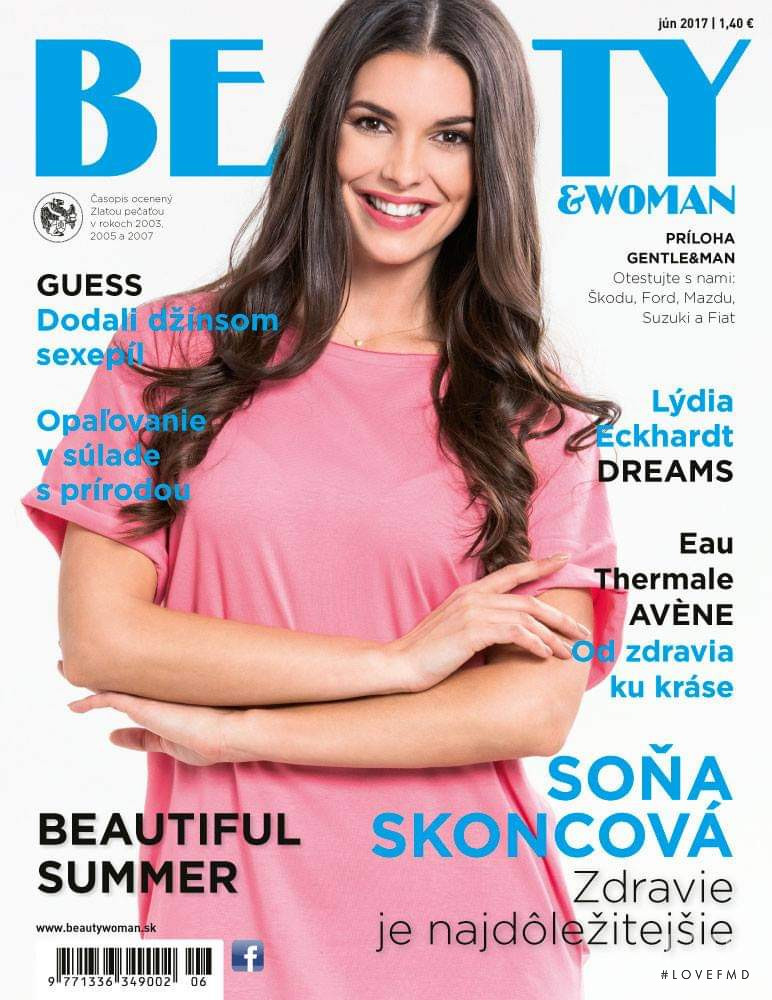 Sona Skoncova featured on the Beauty & Woman cover from June 2017