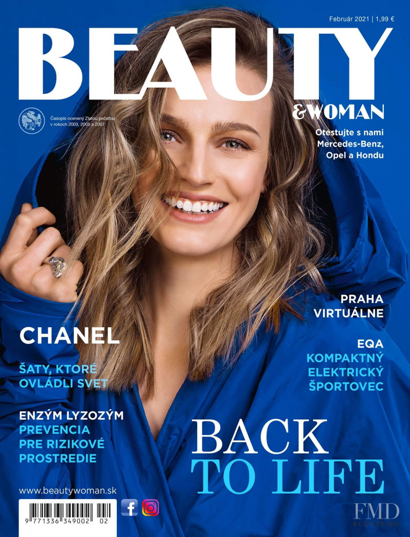 Zuzana Kopuncova featured on the Beauty & Woman cover from February 2021