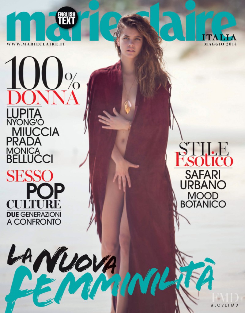 Barbara Palvin featured on the Marie Claire Italy cover from May 2014