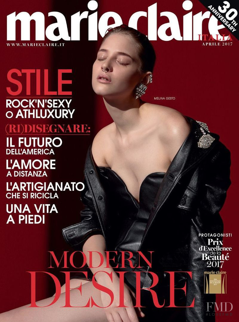  featured on the Marie Claire Italy cover from April 2017