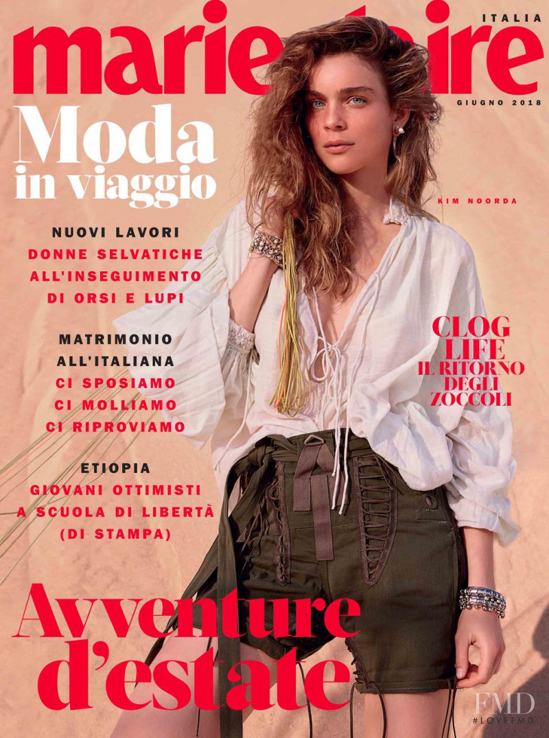  featured on the Marie Claire Italy cover from June 2018