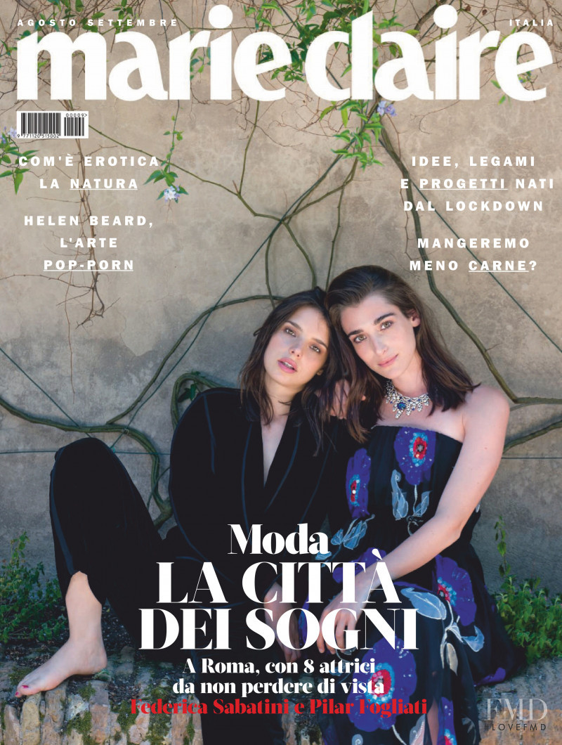  featured on the Marie Claire Italy cover from August 2020