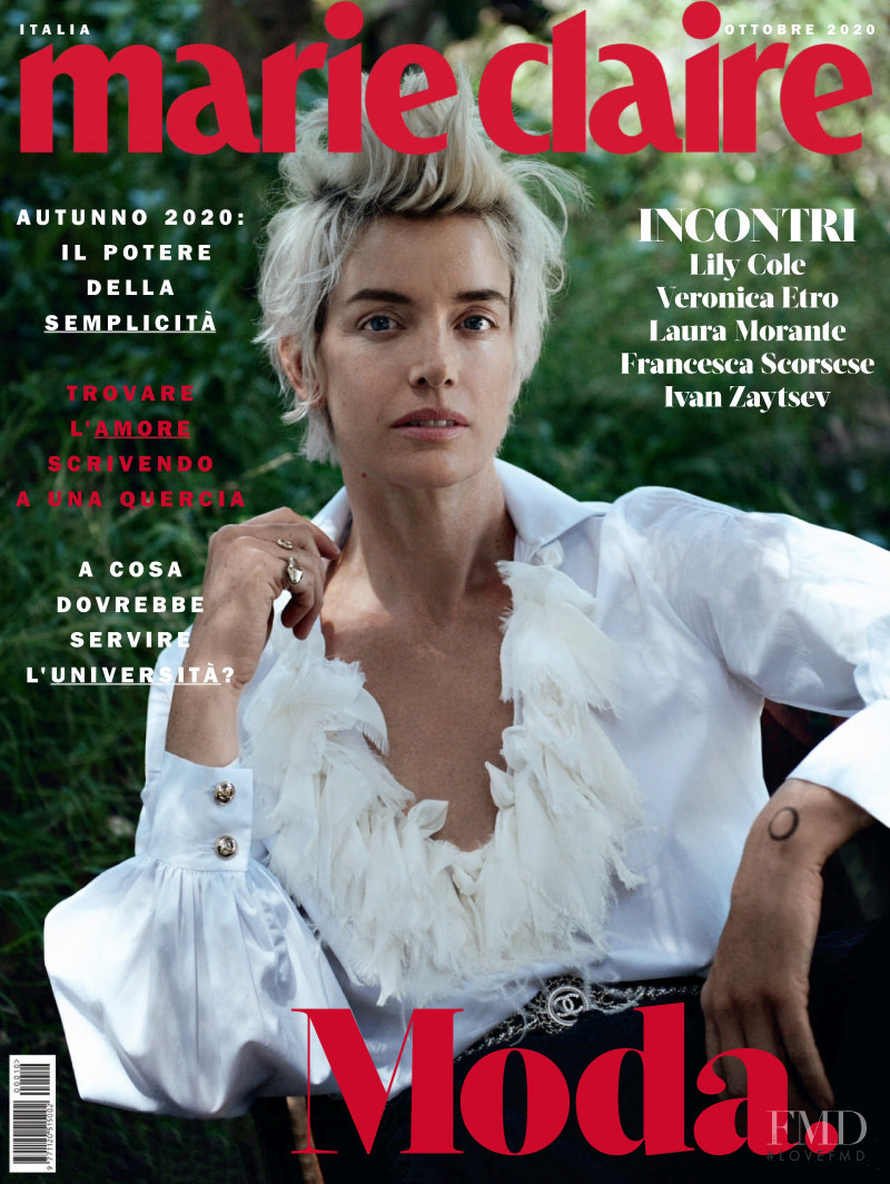  featured on the Marie Claire Italy cover from October 2020