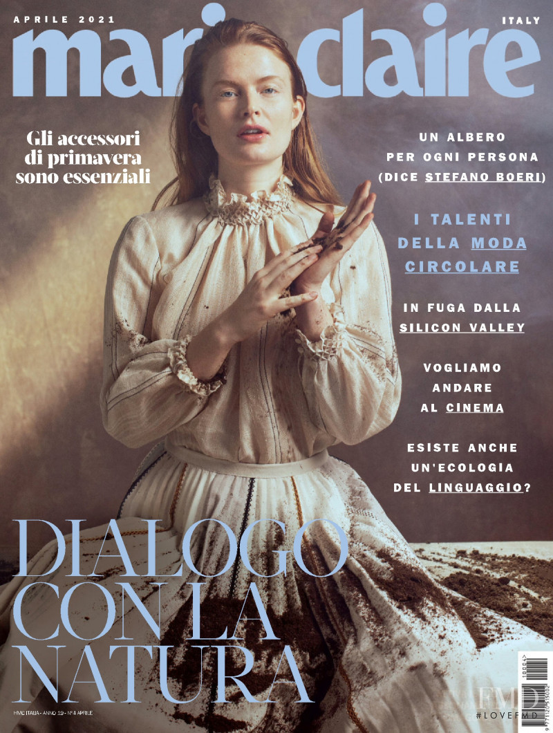  featured on the Marie Claire Italy cover from April 2021