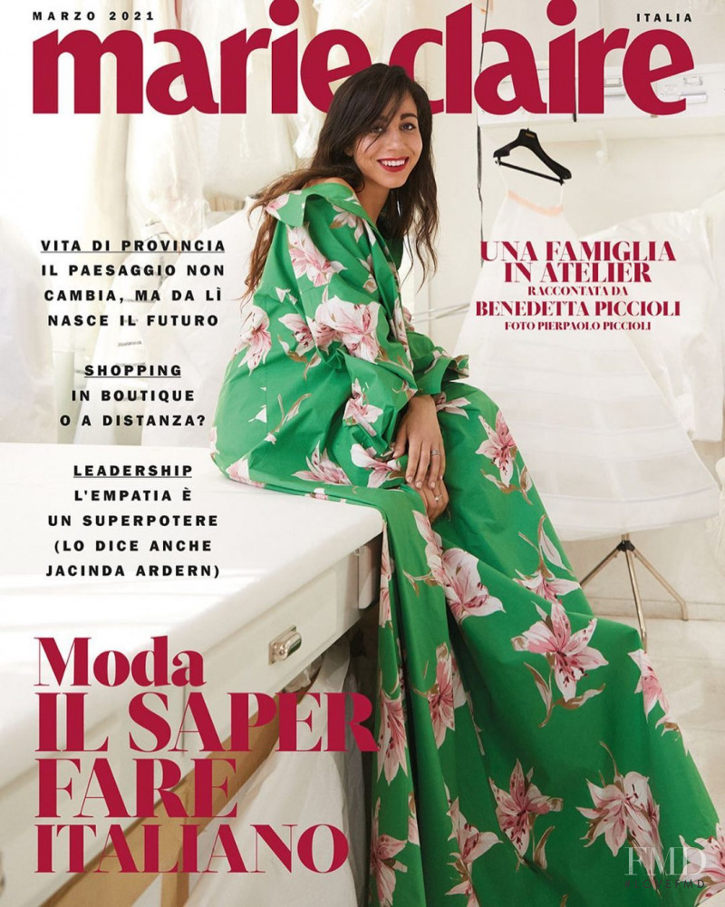  featured on the Marie Claire Italy cover from March 2021