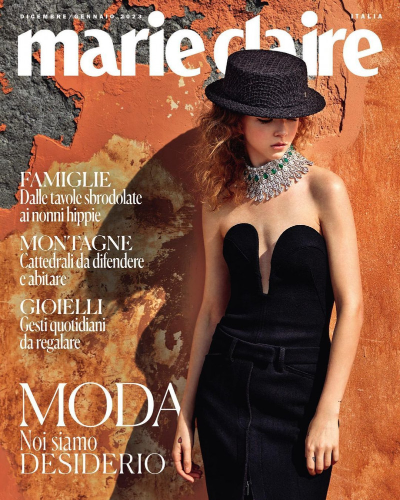  featured on the Marie Claire Italy cover from December 2022