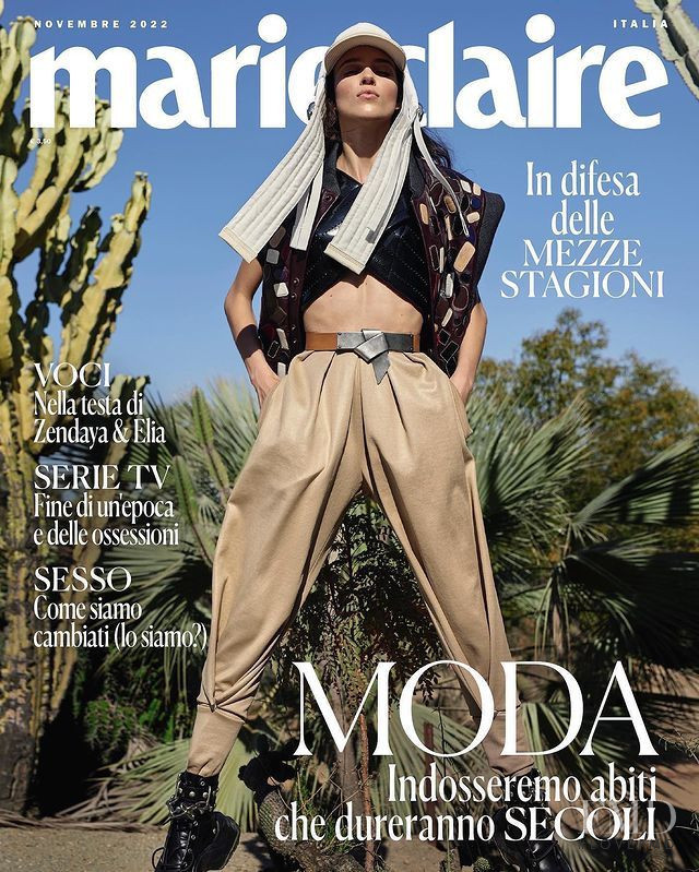  featured on the Marie Claire Italy cover from November 2022