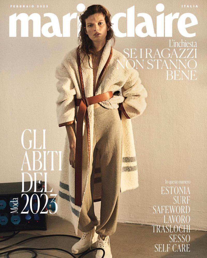  featured on the Marie Claire Italy cover from February 2023