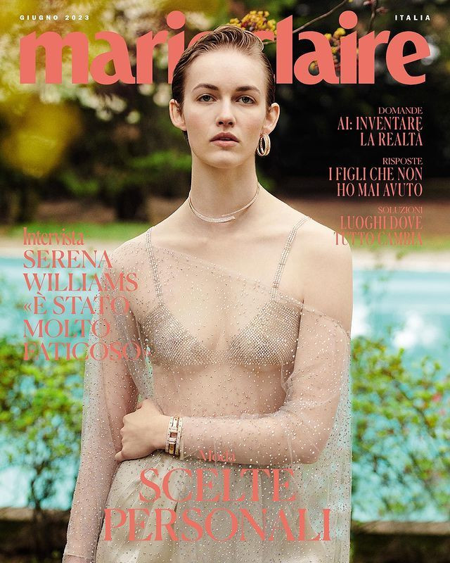  featured on the Marie Claire Italy cover from June 2023